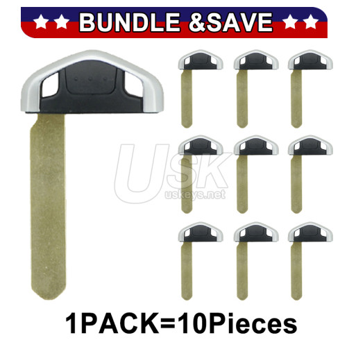 (Pack of 10) Emergency key blade for Acura TL RDX ZDX ILX 2013 2014