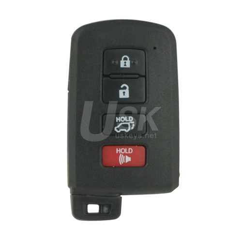 FCC HYQ14FBA Smart key shell 4 button for Toyota RAV4 2013-2018 PN 89904-0R080