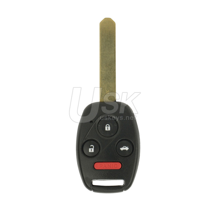 Honda Civic 2012-2013 FCC N5F-A05TAA Aftermarket Remote Key 4 Button PN 35118-TR0-A00