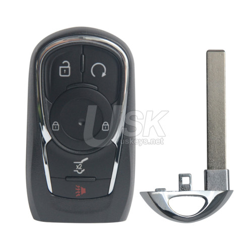 Smart key shell 5 button for 2017 Buick Envision Lacrosse PN 13508414