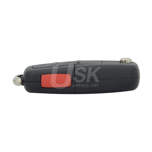 PN 1JO 959 753 T flip key shell 4 button for Volkswagon Beetle Bora Golf Jetta Passat 1998-2004