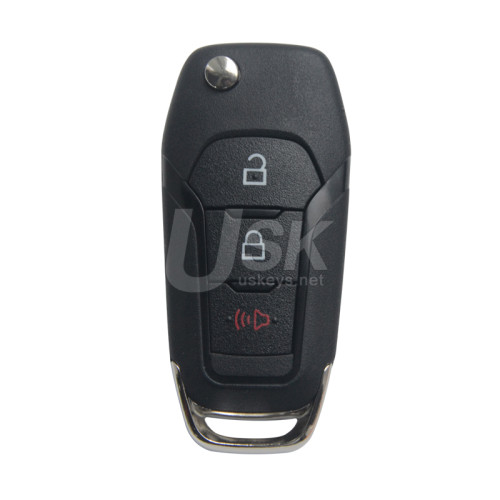 FCC N5F-A08TAA Flip key 3 button 315Mhz Hitag Pro-ID49 chip for 2015-2019 Ford Fusion Explorer F-150 250 350 450 550 P/N 164-R8130