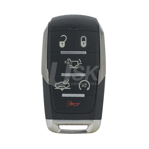 FCC OHT-4882056 Smart key shell 6 button for 2019 2020 Dodge Ram 1500 PN 68291692AD