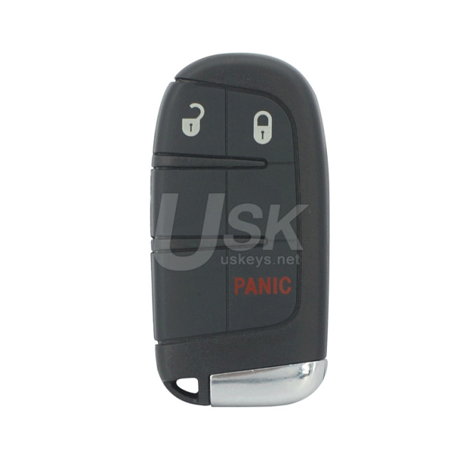 FCC M3N-40821302 Smart Key 3 Button 434Mhz 4A Chip for 2015-2021 Jeep Renegade PN 6MP33DX9AA
