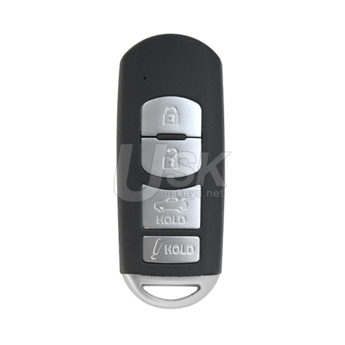 FCC WAZSKE13D01 Smart key 4 button 315mhz for Mazda 3 Sedan Mazda 6 Mazda MX-5 Miata 2014-2019 PN GJY9-67-5DY (Mitsubishi system)