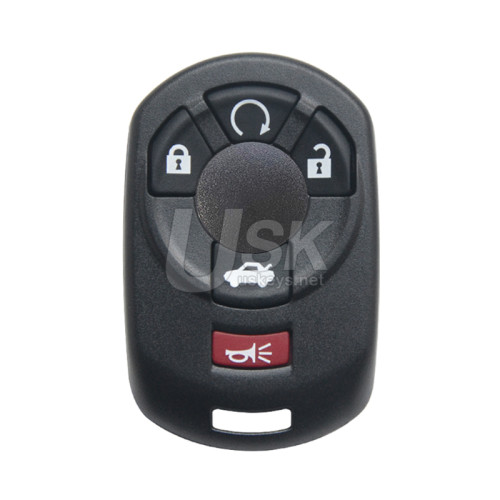 FCC M3N65981403 Keyless Entry Remote Shell 5 button for Cadillac STS 2005-2007 PN 15212382