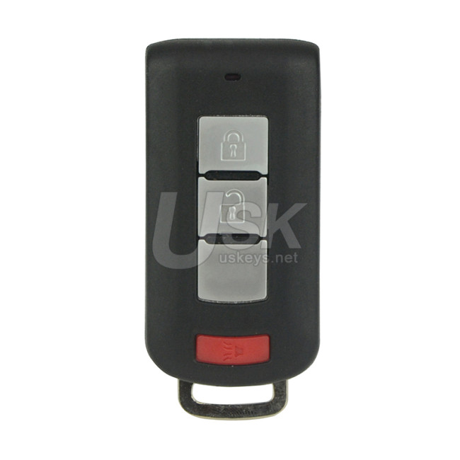 FCC OUC644M-KEY-N smart key shell 3 button for Mitsubishi LANCER OUTLANDER 2008-2011