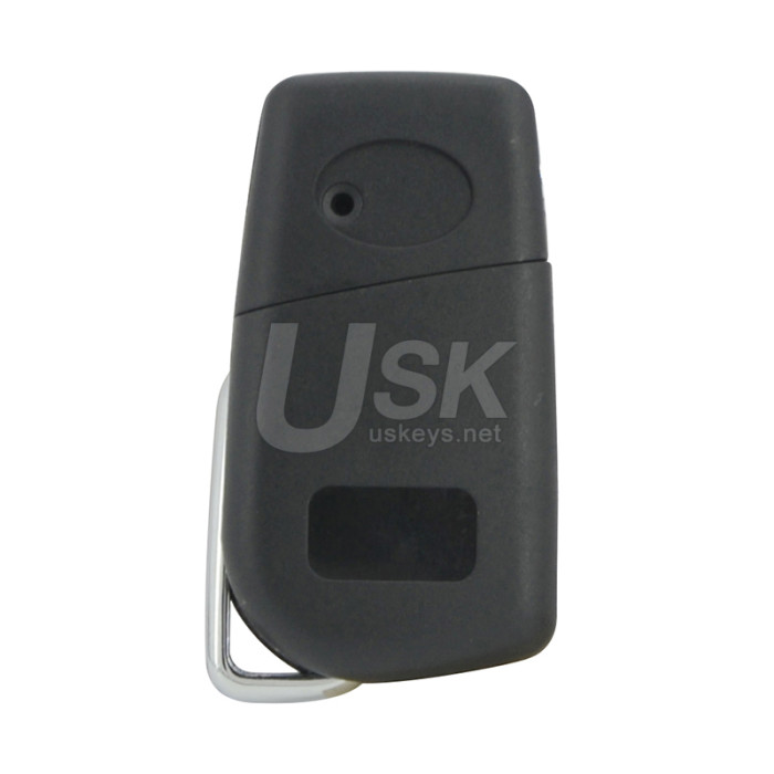 Flip key shell 4 button VA2 blade for Toyota Hilux Corolla Camry