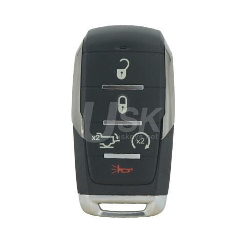 FCC OHT-4882056 Smart key shell 5 button for 2019 2020 Dodge Ram 1500 PN 68291691AD