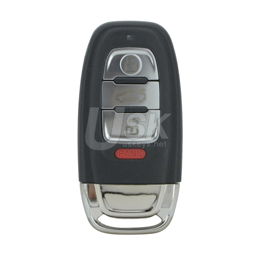 FCC IYZFBSB802 Keyless Smart Key 4 Button 315Mhz for 2009-2016 Audi A4 A5 A6 A7 A8 Q5 PN 8T0959754G (with Comfort Access)