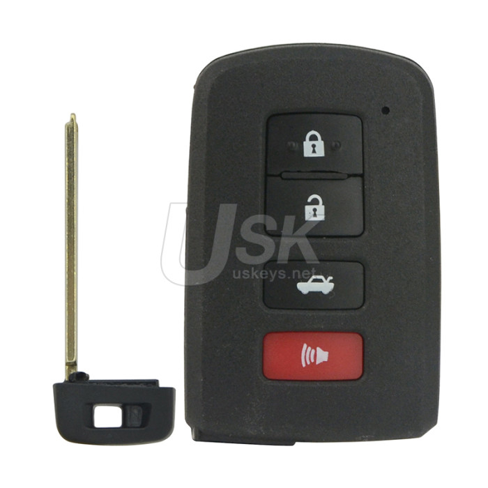 PN 89904-33450 Smart key shell 4 button for Toyota Camry 2013-2015
