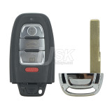 FCC IYZFBSB802 Keyless Smart Key 4 Button 315Mhz for 2009-2016 Audi A4 A5 A6 A7 A8 Q5 PN 8T0959754G (with Comfort Access)