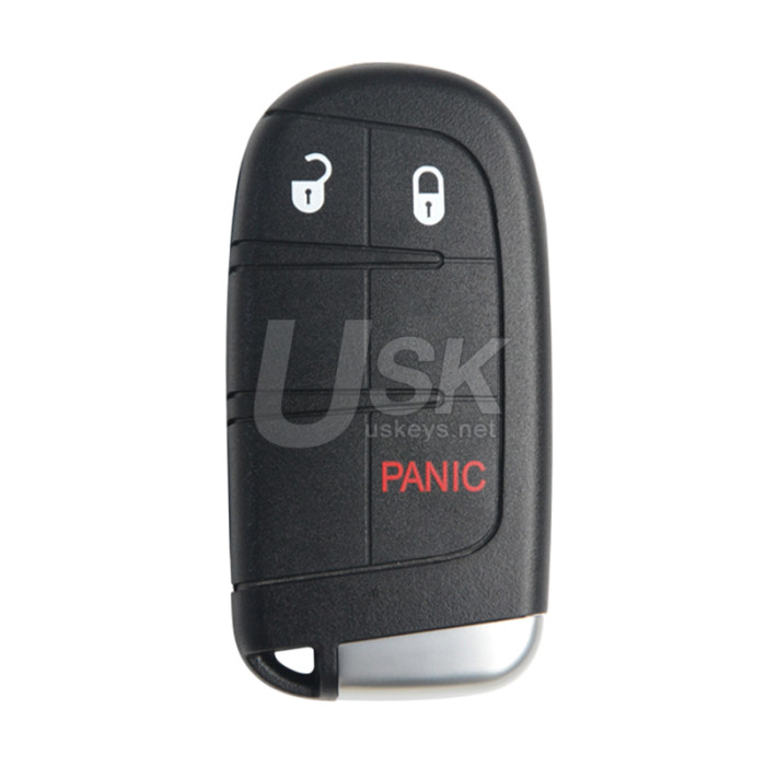 FCC M3M-40821302 Smart Key 3 button 433Mhz HITAG AES 4A chip for 2015-2021 Chrysler 200 300 Dodge Charger Challenger PN 68394195AA
