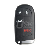 FCC M3M-40821302 Smart key 4 button 433Mhz HITAG AES 4A chip for 2015-2021 Chrysler 200 300 Dodge Charger Challenger PN 68394196AA 68155686AB