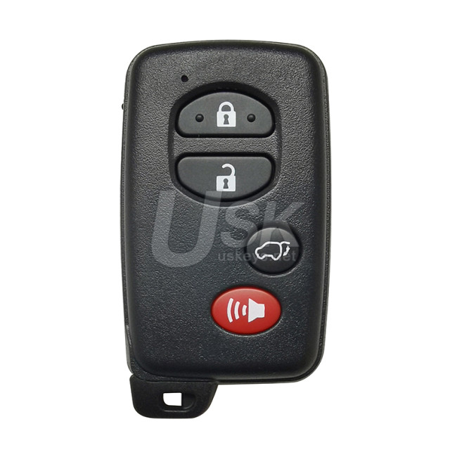 FCC HYQ14AAB smart key shell 4 button for Toyota Highlander Limited 2007-2014 PN 89904-48110