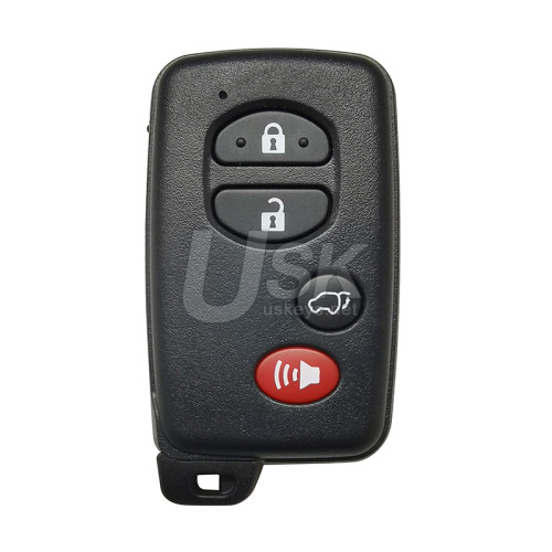 FCC HYQ14AAB smart key shell 4 button for Toyota Highlander Limited 2007-2014 PN 89904-48110