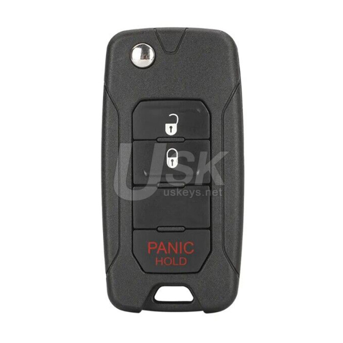 Jeep Renegade 2015-2018 FCC 2ADFTFI5AM433TX Aftermarket Flip Key 3 Button
