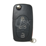 P/N:1J0959753F For VW 1998-2002 Remote Head Key—ROUND BUTTONS  315MHZ MEGAMOS 48 CHIP FCC ID NBG8137T