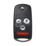 PN: 72147-TK4-A0 FCC ID MLBHLIK-1T 314MHZ Acura TSX/TL 2009-2014 4 button Flip Remote Head Key 46 chip