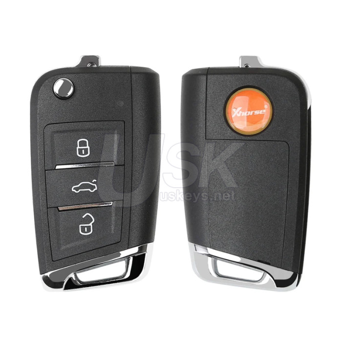 Xhorse XEMQB1EN VW MQB Style Super Universal Remote 3 Button for VVDI