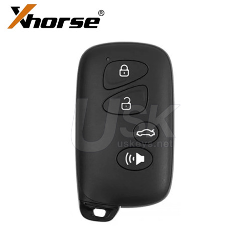 XHORSE XSTO03EN XM38 series Toyota Style Universal Smart key SHELL 4 button