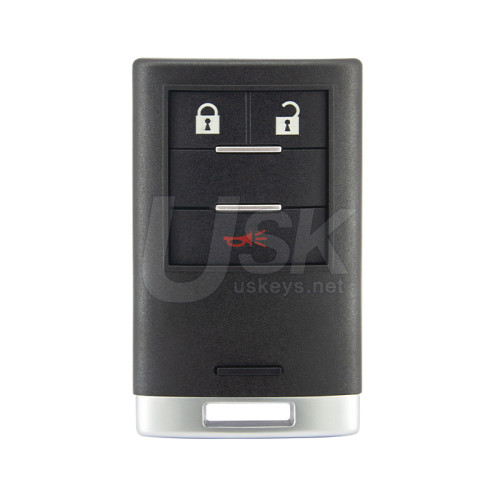 Cadillac SRX 2010-2016 FCC NBG009768T Aftermarket Smart Key 3 Button PN 20984232