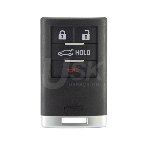 Cadillac SRX ATS XTS 2010-2015 FCC NBG009768T Aftermarket Smart Key 4 Button PN 22856929