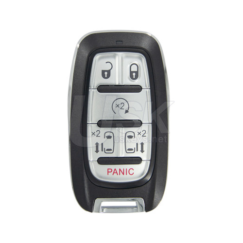 Chrysler Pacifica Voyager 2017-2021 FCC M3N-97395900 Aftermarket Smart Key 6 Button PN 68241532AC 8241532AB 