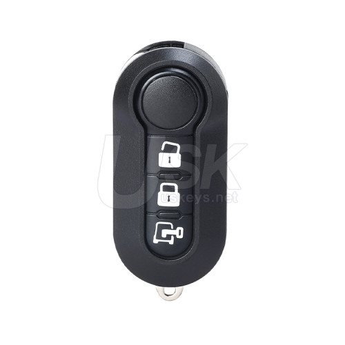 (Delphi BCM system) Dodge Ram Promaster City 2015-2018 FCC LTQFI2AM433TX Aftermarket Flip Remote Key 3 Button PN 68334510AA