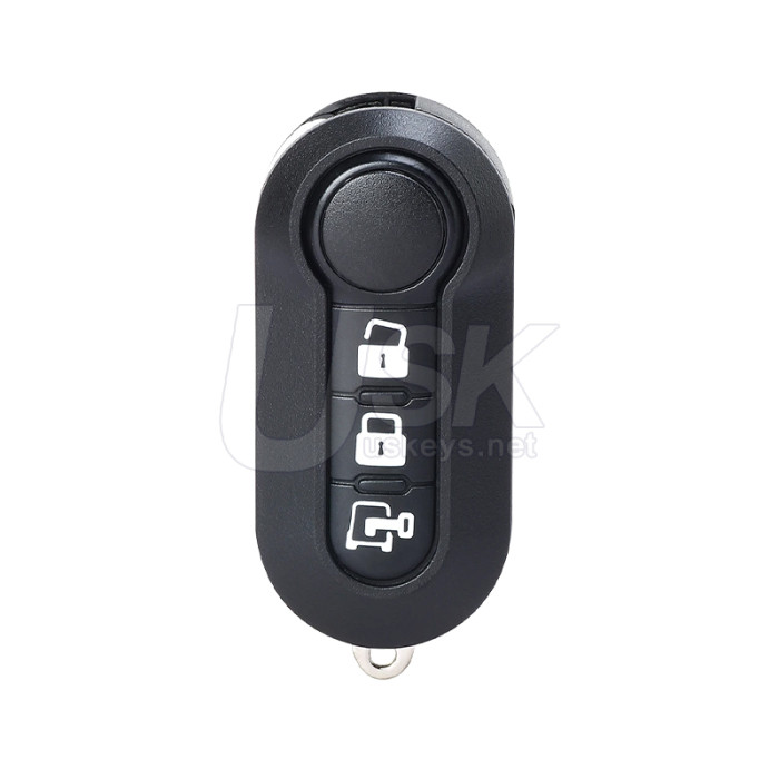 (Delphi BCM system) Dodge Ram Promaster City 2015-2018 FCC LTQFI2AM433TX Aftermarket Flip Remote Key 3 Button PN 68334510AA