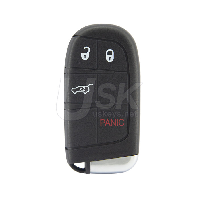 Jeep Grand Cherokee Dodge Durango 2014-2021 FCC M3N-40821302 Aftermarket Smart Key 4 Button PN 68143504AB 68143504AC 68375133AA