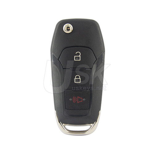 Ford F-250 F-350 F-450 F-550 2023 FCC N5F-A08TBLP Aftermarket Flip Remote Key 3 Button PN 164-R8334