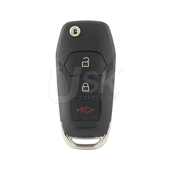 Ford F-250 F-350 F-450 F-550 2023 FCC N5F-A08TBLP Aftermarket Flip Remote Key 3 Button PN 164-R8334