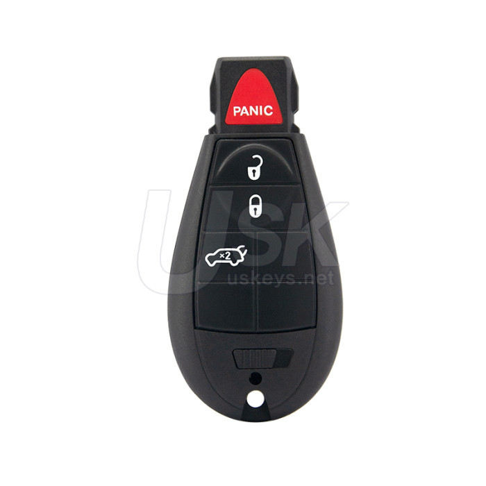 (Keyless Go) Jeep Grand Cherokee Dodge Durango 2009-2013 FCC IYZ-C01C Aftermarket Fobik Key 4 Button PN 56046734 AH