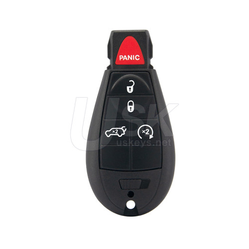 Jeep Grand Cherokee Dodge Durango 2009-2013 FCC IYZ-C01C Aftermarket Keyless Go Fobik Key 5 Button PN 05026538AK 56046735AG