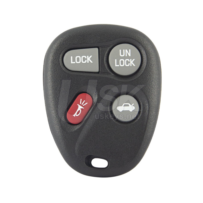 Buick Chevrolet Oldsmobile Pontiac 1996-2000  FCC AB01502T  AB00204T Aftermarket Remote Fob 4 Button PN 25678792