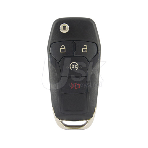 Ford F-150 F-250 2023 FCC N5F-A08TBLP Aftermarket Flip Remote Key 4 Button PN 164-R8337