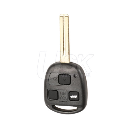 Lexus ES300 GS300 IS300 LS400 1998-2005 FCC HYQ1512V Aftermarket Remote Head Key 3 Button PN 89070-53531 89070-53530 89070-50170