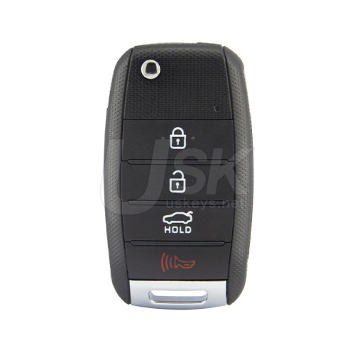 Kia Optima 2016-2020 FCC SY5JFRGE04 Aftermarket Flip Remote Key 4 Button PN 95430-D4010