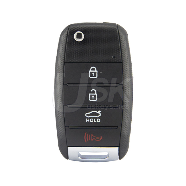 Kia Optima 2016-2020 FCC SY5JFRGE04 Aftermarket Flip Remote Key 4 Button PN 95430-D4010