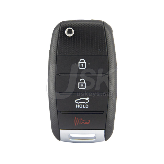 Kia Optima 2016-2020 FCC SY5JFRGE04 Aftermarket Flip Remote Key 4 Button PN 95430-D4010