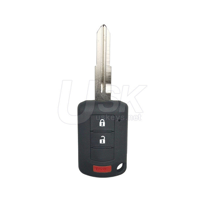 Mitsubishi Outlander Lancer 2016-2021 FCC OUCJ166N Aftermarket Remote Head Key 3 Button PN 6370B944