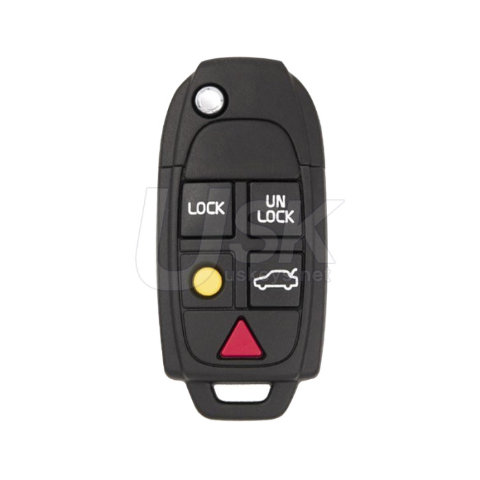 Volvo V70 XC70 2004-2007 FCC LQNP2T-APU Aftermarket Flip Remote Key 5 Button PN 8688799