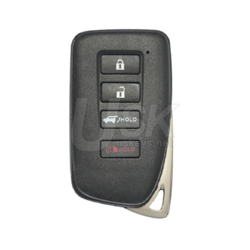 Lexus LX570 NX300 RX350 2020-2021 FCC HYQ14FLB Aftermarket Smart Key 4 Button PN 89904-48V80