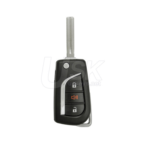 Toyota Camry 2017-2018 FCC HYQ12BFB Aftermarket Flip Remote Key 3 Button PN 89070-12C20