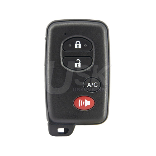 Toyota Prius 2010-2011 FCC HYQ14AAB Aftermarket Smart Key PN 89904-47420