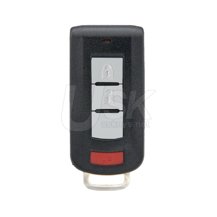 Mitsubishi Eclipse Cross Mirage 2018-2022 FCC GHR-M013 GHR-M014 Aftermarket Keyless Go Smart key 3 Button PN 8637B639 285E3W180P