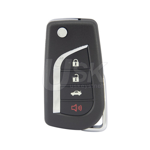 Toyota Camry Corolla RAV4 2006-2011 FCC HYQ12BBY HYQ12BDC Aftermarket Flip Remote Key PN 89070-06231 89070-06500