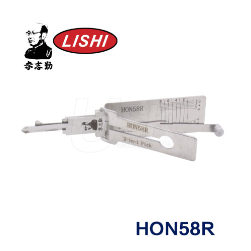 Honda Motorcycle Original Lishi HON58R V.3 2 in 1 Auto Pick and Decoder