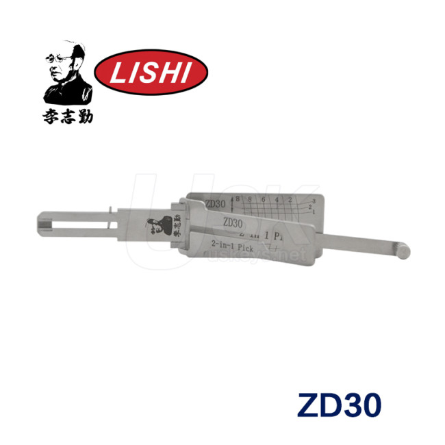 Original Lishi ZD30 2 in 1 Auto Pick and Decoder